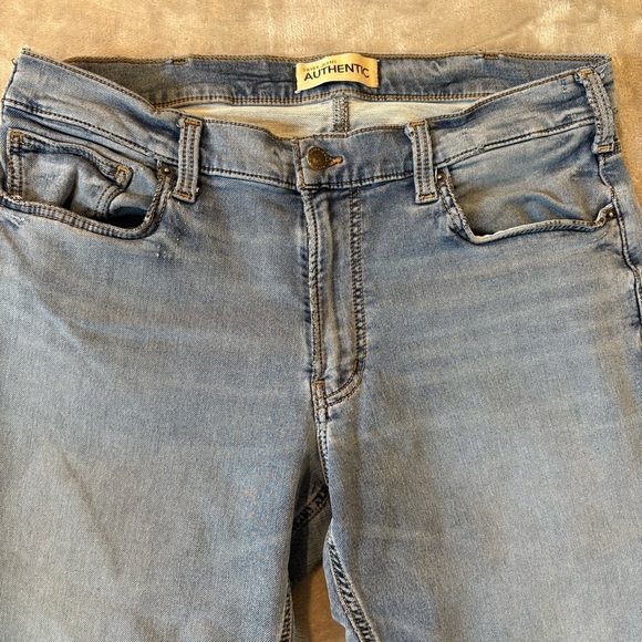 Silver Athentic Relaxed Grunge Denim Jeans Mn’s Sz 38x32 - Picture 2 of 11